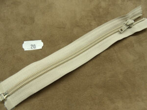 FERMETURE SEPARABLE- 20 cm- BEIGE