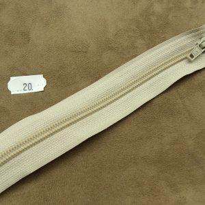 FERMETURE SEPARABLE- 20 cm- BEIGE