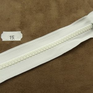 FERMETURE SEPARABLE- 15 cm- BLANCHE