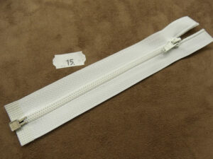 FERMETURE SEPARABLE -15 cm- BLANCHE