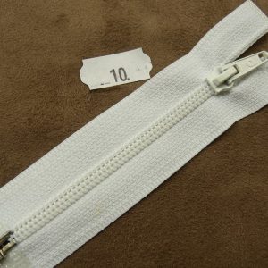 FERMETURE SEPARABLE- 10cm- BLANCHE