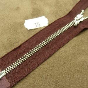 FERMETURE SEPARABLE -10 cm- BORDEAUX