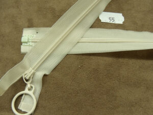 FERMETURE SEPARABLE FINE-55 cm- CREME