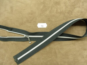 FERMETURE SEPARABLE-FANTAISIE-50 cm- NOIR & BLANC