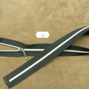 FERMETURE SEPARABLE-FANTAISIE-50 cm- NOIR & BLANC