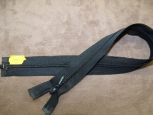 FERMETURE SEPARABLE-FINE- 40 cm- NOIR