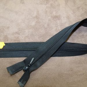 FERMETURE SEPARABLE-FINE- 40 cm- NOIR