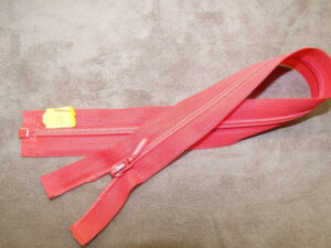 FERMETURE SEPARABLE-FINE-35 cm- ROUGE