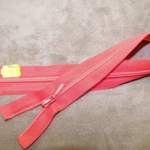 FERMETURE SEPARABLE-FINE-35 cm- ROUGE