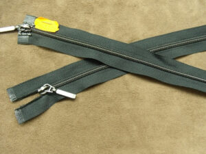 FERMETURE SEPARABLE- DOUBLE CURSEUR-64cm- NOIR