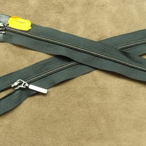 FERMETURE SEPARABLE- DOUBLE CURSEUR-64cm- NOIR