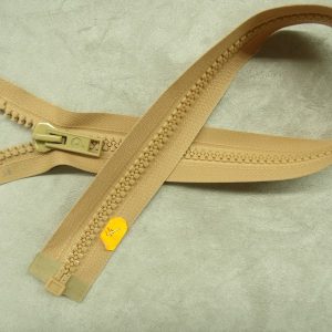 FERMETURE SEPARABLE- GROSSE MAILLE-55 cm- BEIGE