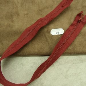 FERMETURE A GLISSIERE- 40 cm- BORDEAUX