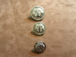 BOUTONS MILITAIRES- ARGENT