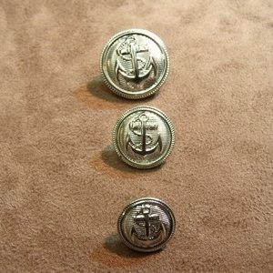 BOUTONS MILITAIRES- ARGENT