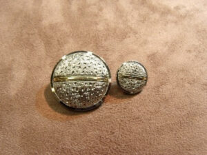 BOUTON ARGENT & OR