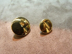 BOUTON DORE BRILLANT