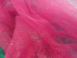 TULLE ROSE FUSCHIA PAILLETÉ VAPOREUX
