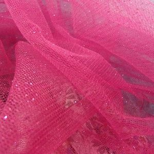 TULLE ROSE FUSCHIA PAILLETÉ VAPOREUX