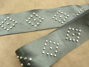 RUBAN SKAI- 5 cm- LOSANGE EN METAL