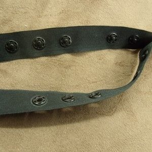 BOUTON PRESSION EN RUBAN - 17 mm- NOIR