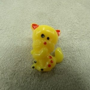BOUTON DECORATIFS ENFANTS - JAUNE & ROUGE