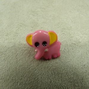 BOUTON DECORATIF ENFANTS- ROSE & JAUNE