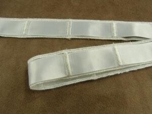 RUBAN SATIN- 2 cm- BLANC