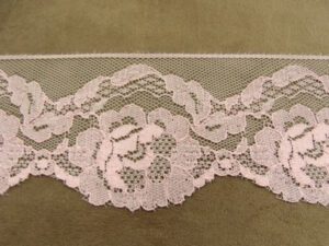 DENTELLE EN RUBAN- 7 cm- ROSE PALE