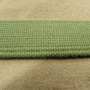 Sangle coton 6 cm lanière vert