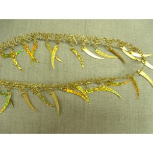 Ruban lurex-5cm- doré