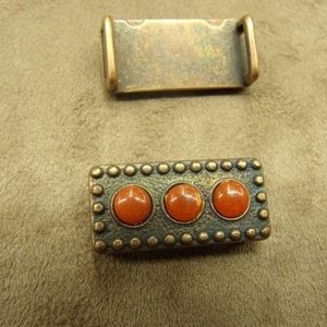 BOUCLE DECORATIVE métal cuivré