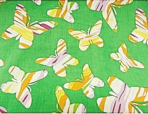 tissu coton imprimé- Papillon MULTICOLORE