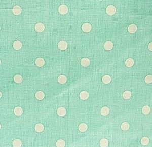 tissu coton imprimé vert d'eau
