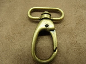 MOUSQUETON 6 cm / 4 cm-GM BRONZE
