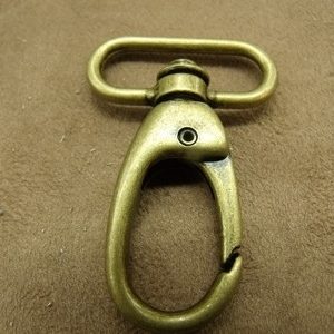 MOUSQUETON 6 cm / 4 cm-GM BRONZE
