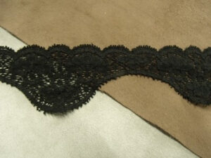 DENTELLE DE CALAIS- 5 cm- NOIRE
