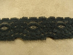 DENTELLE DE CALAIS- 3 cm- NOIRE