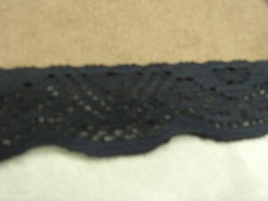 DENTELLE DE CALAIS-3 cm- NOIRE