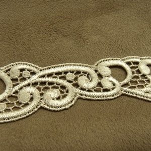 guipure 3 cm- beige clair