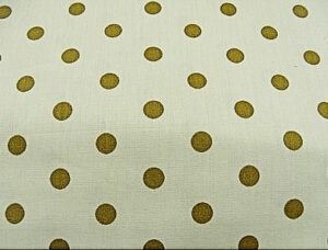 tissu coton imprimé beige clair