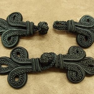 BOUTON BRANDEBOURG NOIR