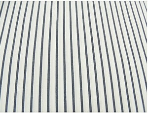 tissus coton imprimé bleu et blanc
