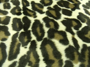 tissus velours- 150 cm- creme et beige