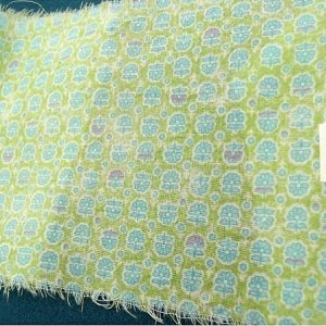 tissus coton imprimé- 150 cm- pastel vert