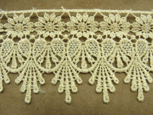 guipure beige et or 16 cm
