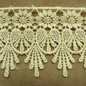 guipure beige et or 16 cm