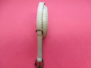 ceinture simili cuir beige