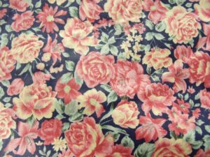 tissu coton imprimé fleuri