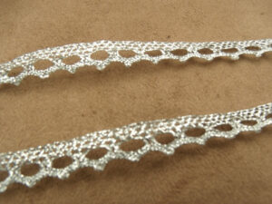 ruban fantaisie lurex argent
